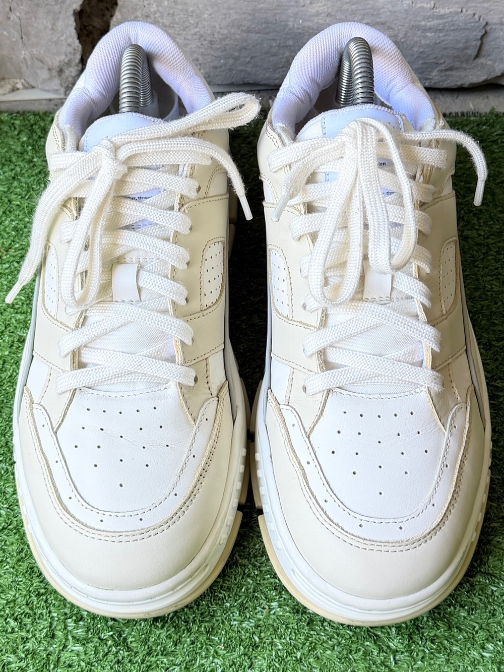 Axel Arigato Area Lo Panelled Leather Women’s Sneakers - Picture 3 of 10